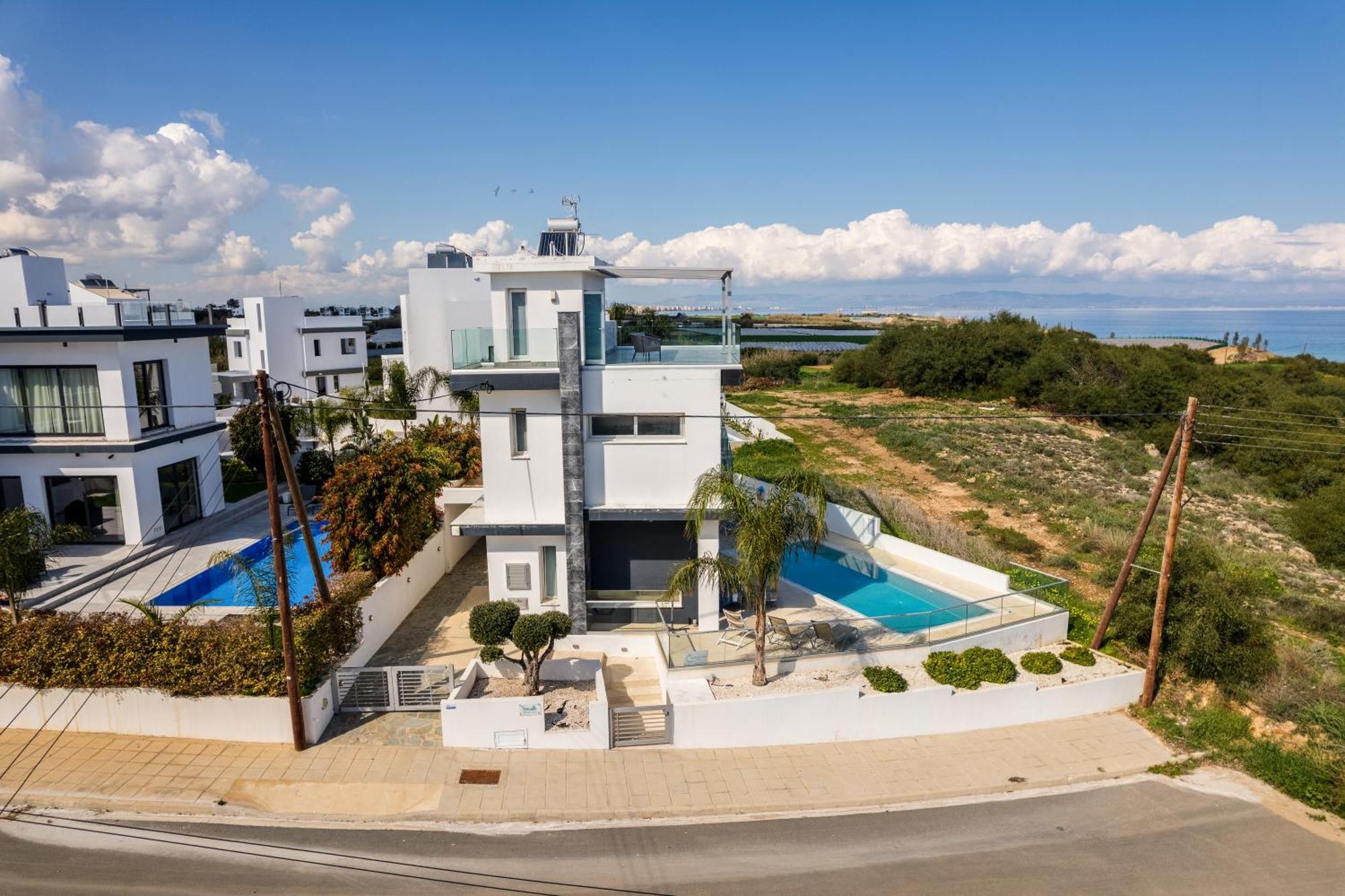 Seaside Luxury Villa 帕拉利米尼 外观 照片