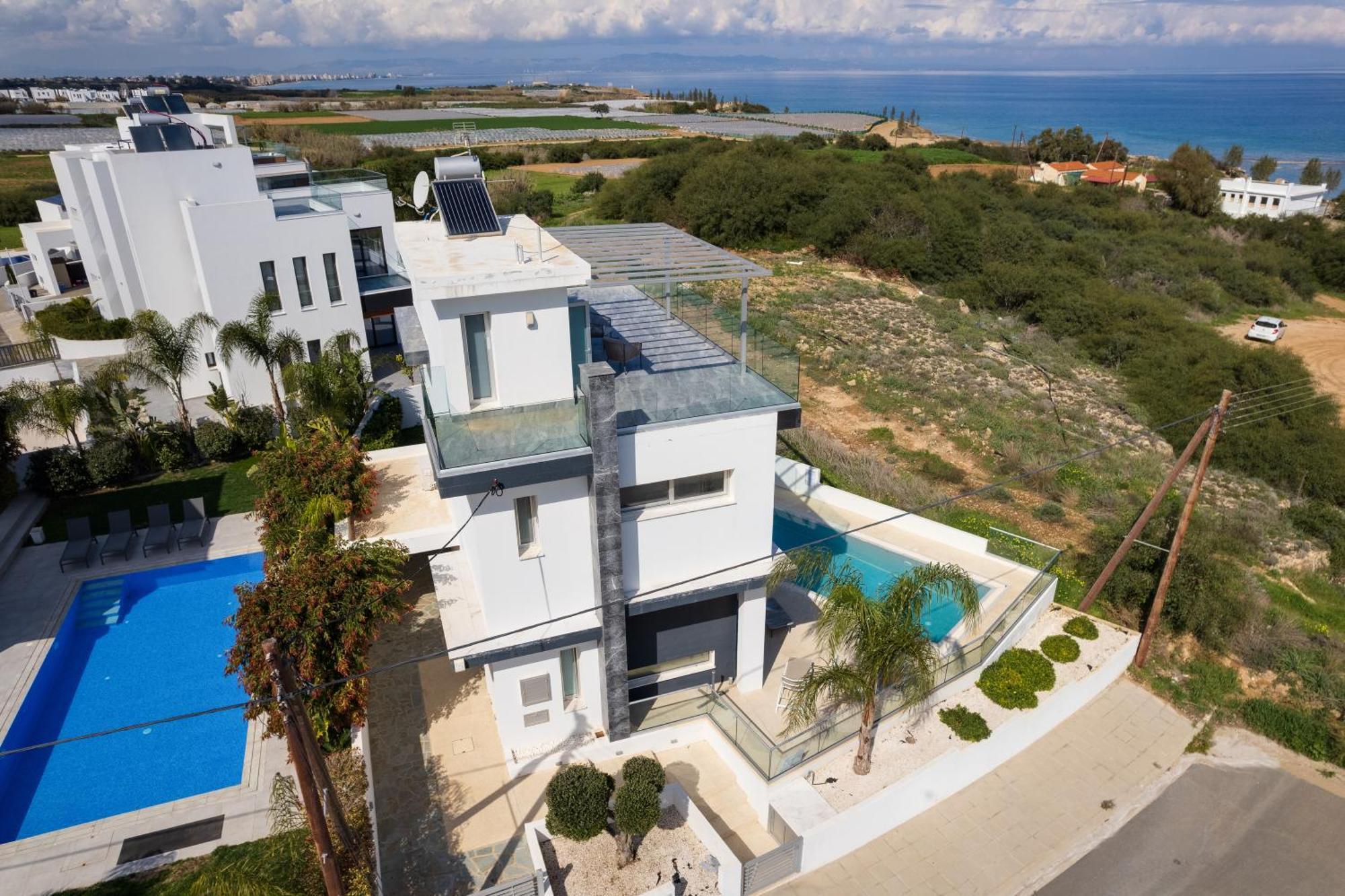 Seaside Luxury Villa 帕拉利米尼 外观 照片
